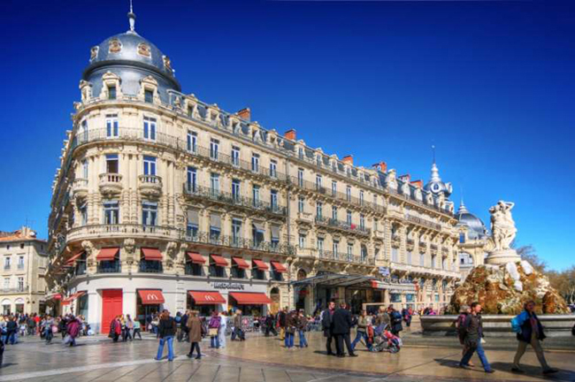 Place de la Comédie à Montpellier