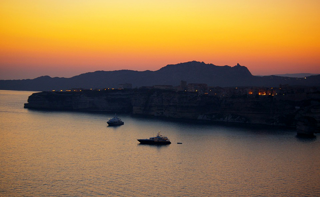 Coucher de soleil en Corse