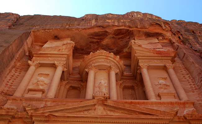 La cité de Petra en Jordanie