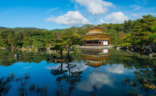 Le temple Kinkaku-ji à Kyoto