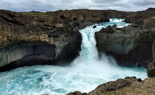 Chute d'eau en Islande